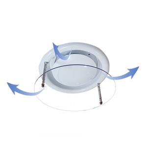 340mm 소형 천장 원형 디퓨저 에어컨 바람막이 1P 사무실 백화점 공조 토출구