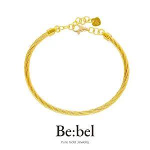 순금팔찌 18.75g 24k 여자 꼬임 와이어 비벨 다섯돈 5돈