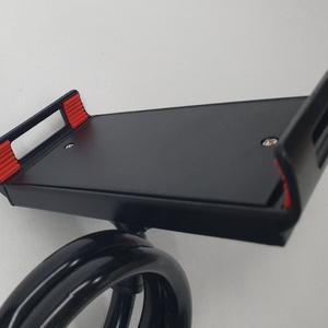 자바라 태블릿거치대 블랙 타블렛거치대 침대태블릿거치대 각도조절태블릿거치대 자바라거치대 태블릿거치