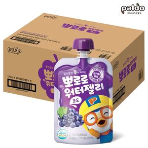 팔도 뽀로로 워터젤리 포도 120ml 40팩