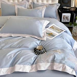 침구 플라워모던 LK 블루 커버 세트 K 순면