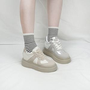 에드 독일군 키높이 스탠딩 통굽 스니커즈 9cm