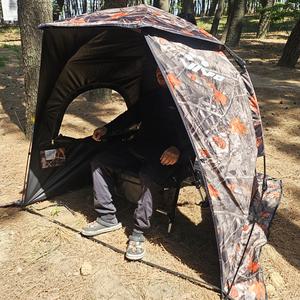 VA 솔무늬 의자텐트 넓이조절 뒷문개방형 후라이포함 암막 민물낚시 원투낚시 1인용 텐트
