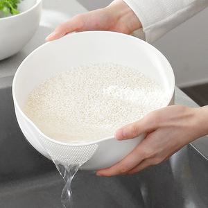 쌀씻는 도구 바가지 쌀 세척볼 플라스틱 믹싱 볼 미싱