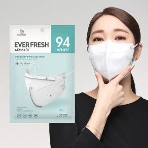 미라클하우스 에버프레쉬 KF94마스크 새부리형 중형 화이트 50매 536348