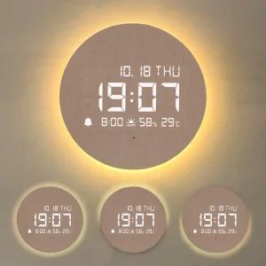 아이정 선라이즈 LED 무드등 벽시계 인테리어 시계