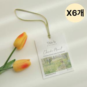 디스이즈 방향제 걸이형 사쉐 레몬유칼립투스향 X6개