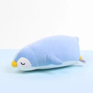 이젠돌스 모찌모찌 꿀잠쿠션인형 펭귄(라이트블루) 소 동물인형