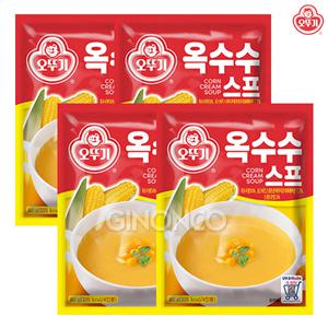오뚜기 옥수수 스프 80g x4 가루 가정용