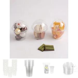 9온즈 과일 컵 디저트 파티 일회용 용기 투명컵/디저트컵/피크닉컵/과일컵/1회용/플라스틱/과일용/디저트용