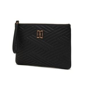 매장정품 닥스 DCBA2E363 [CARLISLE] 블랙 칼라일 가죽 스몰 클러치 182635