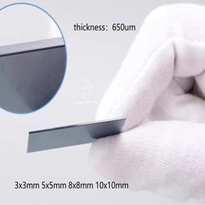 3x3 5x5 8x8 10x10mm 정사각형 순수 단결정 SEM 실리콘 웨이퍼 AFM 광학 생물학적 캐리어 코팅 실험 기판