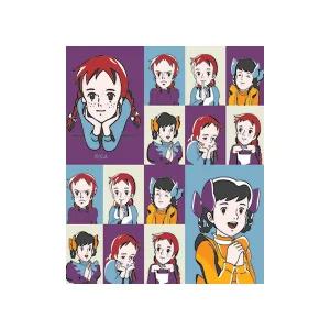 패션스타트 빨간머리앤 원단 코튼린넨 팝아트 퍼플