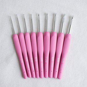 [야나]핑크 고무그립 모사용 코바늘