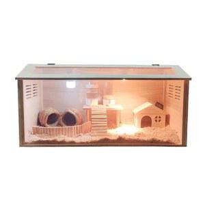 고슴도치 세트 햄스터 파충류 메추리 120L 리빙박스 핑크 동물 소동물용 조류 기타 유실