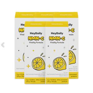 [공식판매처] 헤이데일리 NMN-C 엔엠엔씨 천연 NMN 비타민C 레몬맛 5개 20g (50포)