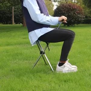 휴대용 접이식 지팡이 의자 캠핑용 골프 갤러리 노인 효도선물