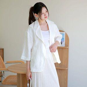 [르포엠]프렌치린넨100 로리타 사파리 자켓