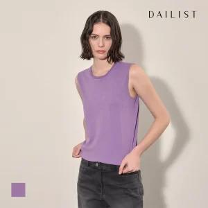 [데일리스트] 자가드 민소매 니트_MDEBN4F6181