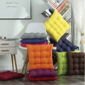 컬러풀 회사 공부방 인테리어 의자 허리 쿠션 방석