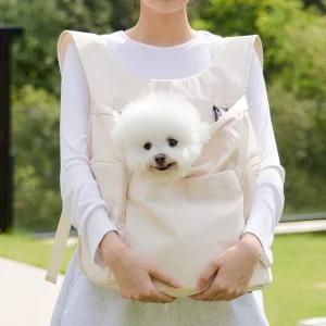 뭉연구소 강아지 이동가방 산책 앞가방 백팩 2colors