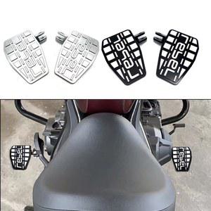 레블1100 T 용품 범용 바이크 풋 브레이크 발판 오토바이 와이드 CMX110 페그 시트 확대 대형 페달 풋페그 검정색 REBEL1100 드라이버 빌렛