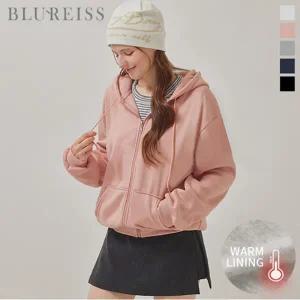 [블루레이스] [기모안감]후드 오버핏 점퍼_B5W1JP1341