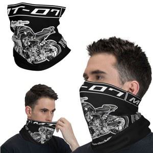 손수건원단 깔끔한 반다나 목 각반 프린트 모터 모토크로스 MT 07 페이스 마스크 사이클링 하이킹 남녀 성인