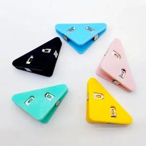 삼각 모서리 클립 시험지 서류 코너 사무용 집게