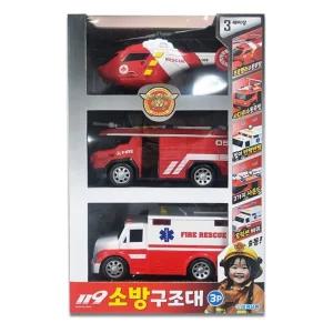 유아동 후릭션 사운드 자동차 119소방구조대 세트어린이선물 조카 장난감완구 크리스마스 작동 돌선물 미니