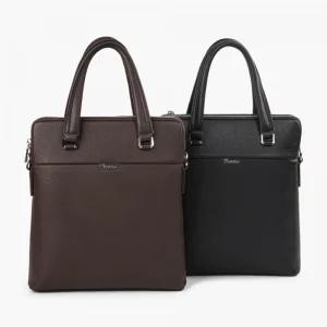 2섹션 멋스러운 꾸안꾸 남성 미니 서류가방 내구성 분리수납 직장인