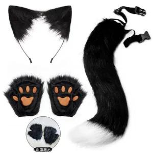 고양이꼬리 코스프레 파티 세트 동물 소품 여우 의상 코스튬