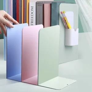 L형 철제 북엔드/홀더/화일/꽂이/종이/받침대/책꽂이/사무용/책상/정리대/선반/북앤드/책스탠드