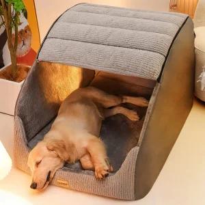 강아지 겨울 중형견 중형견집 대형견집 난방텐트 방수 옷 진돗개 발열 누빔 올인원