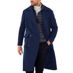 트렌치코트 롱 오버코트 남성 가을 클래식 겨울 슬림 더블 가슴 탑코트