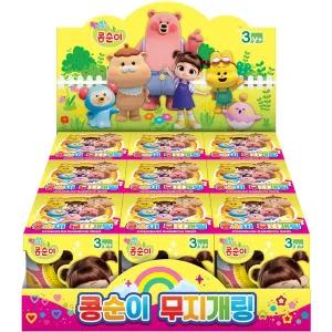 R 콩순이 무지개 링 스프링 3종x3p 9개세트 ks-n252x9p 컬러 슬링키 놀이 답례품 선물