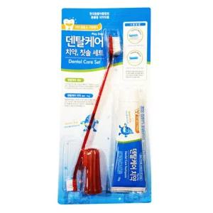 덴탈케어치약칫솔세트동물치아관리 애견 강아지 애완견 덴탈