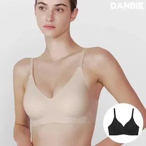 단비에 슬림브이 노와이어 퓨징 브라 (심리스 일체형볼륨업패드 노스트랩 후크형)