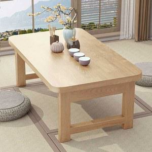 원목 좌식 탁자 소형 A 다용도테이블 소나무 낮은테이블 교자상 108x77cm S사이즈