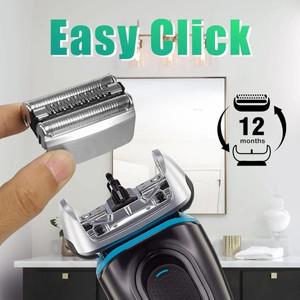 브라운 시리즈 8 S8 전기 면도기 8320S8325S8330S8340S8350S8345s8360cc8365cc8370cc와 호환되는 83M 교체