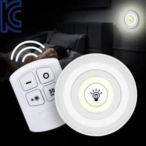 리모컨 무드등 원형 간접조명 취침등 무선 터치 등 수유등 센서등 캠핑 현관 부착