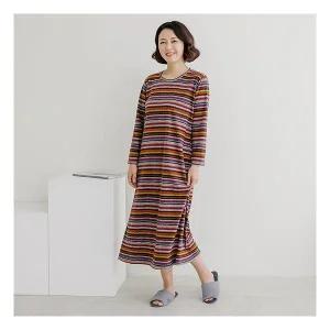 엄마옷 조이마담 H8222 롤리팝 ST 박스 홈웨어 원피스 (겨울용) 중년여성의류