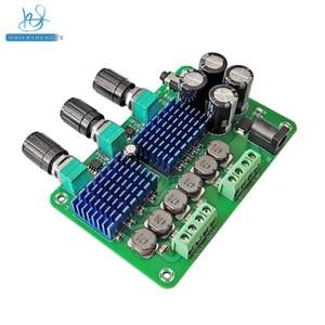 고출력 디지털 파워 앰프 보드 2.1 채널 2x50W  100W 스피커 호환 수정 높고 낮은 조정 TPA3116D2