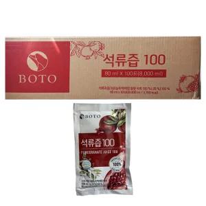 보뚜 석류즙 100 80ml x 100포 1개 / 써클