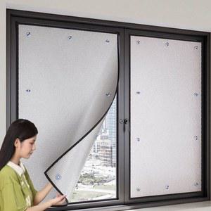 유리창 단열시트 보온 창문 흡음 겨울 단열뽁뽁이 외풍차단 접착식 보온면 베란다 난방