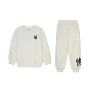 MLB키즈트레이닝세트 NQK 7AS2M0246-50CRS 클래식 모노그램 기모 빅럭스 맨투맨 세트 뉴욕양키스