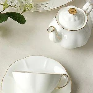 머그 티포트를 한번에 퓨어화이트 골드 티포원 소 티포트 커피잔