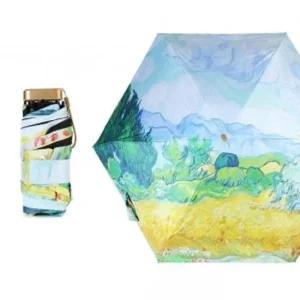 아트팝 uv차단 초미니 우양산 여름 경량 양우산 우양산 암막우산 6단우산 접이식우산