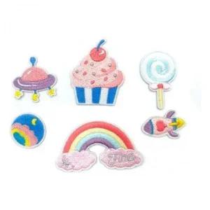 [골드스마일]귀여운 트렌드 올 키밍 자수 패치 리폼 의류와펜 가방