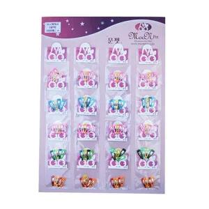 [골드스마일]강아지 1판 미니 삼각 똑딱핀 20개입